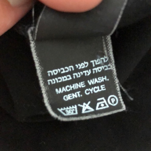 Comme Il Faut Short Sleeve Black Shirt Small - Picture 10 of 10